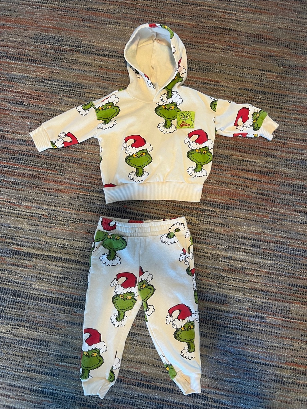 Dr. Seuss Christmas holiday two piece jogger set